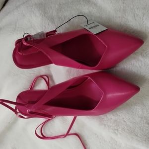 Express pink heels